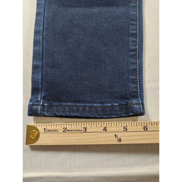 Kancan Dark Wash Skinny Jeans Womens 13 Stretch Denim Blue 29 Inseam - Picture 5 of 12